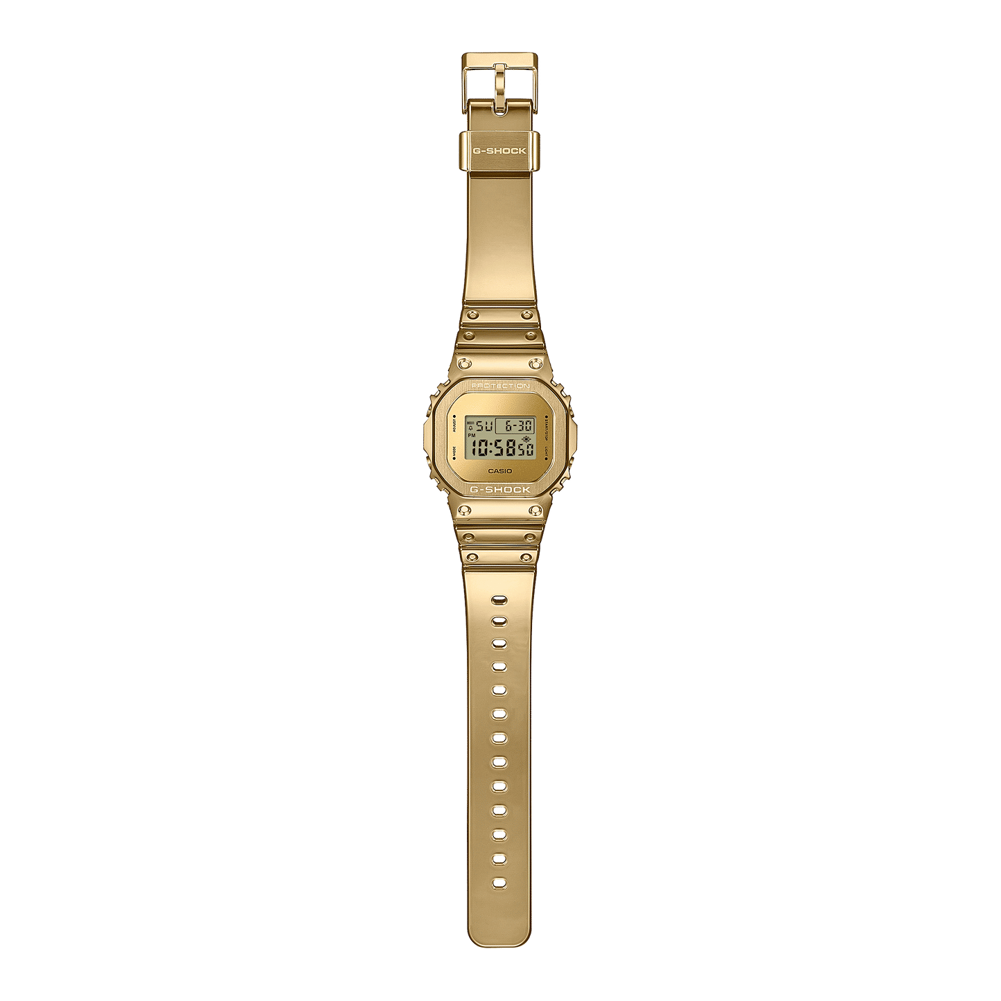 Casio GM-5600YMG-9ER G-Shock Armbanduhr Goldfarben • Metalllünette aus Edelstahl • Wasserdicht bis 20 bar, Bild 10