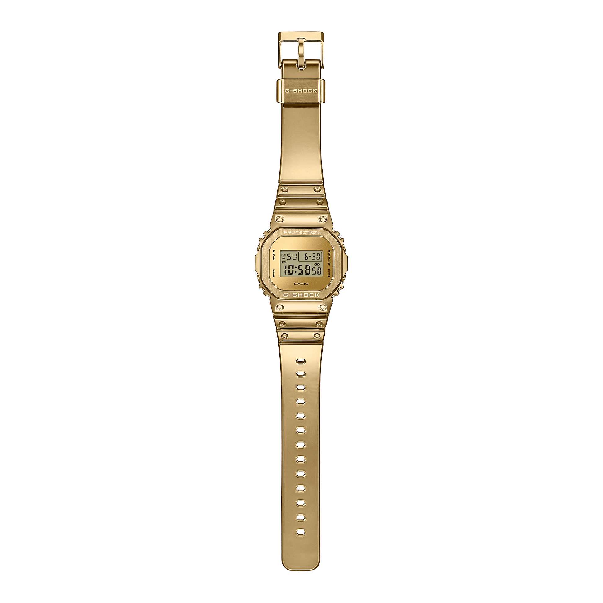 Casio GM-5600YMG-9ER G-Shock Armbanduhr Goldfarben • Metalllünette aus Edelstahl • Wasserdicht bis 20 bar, Bild 10