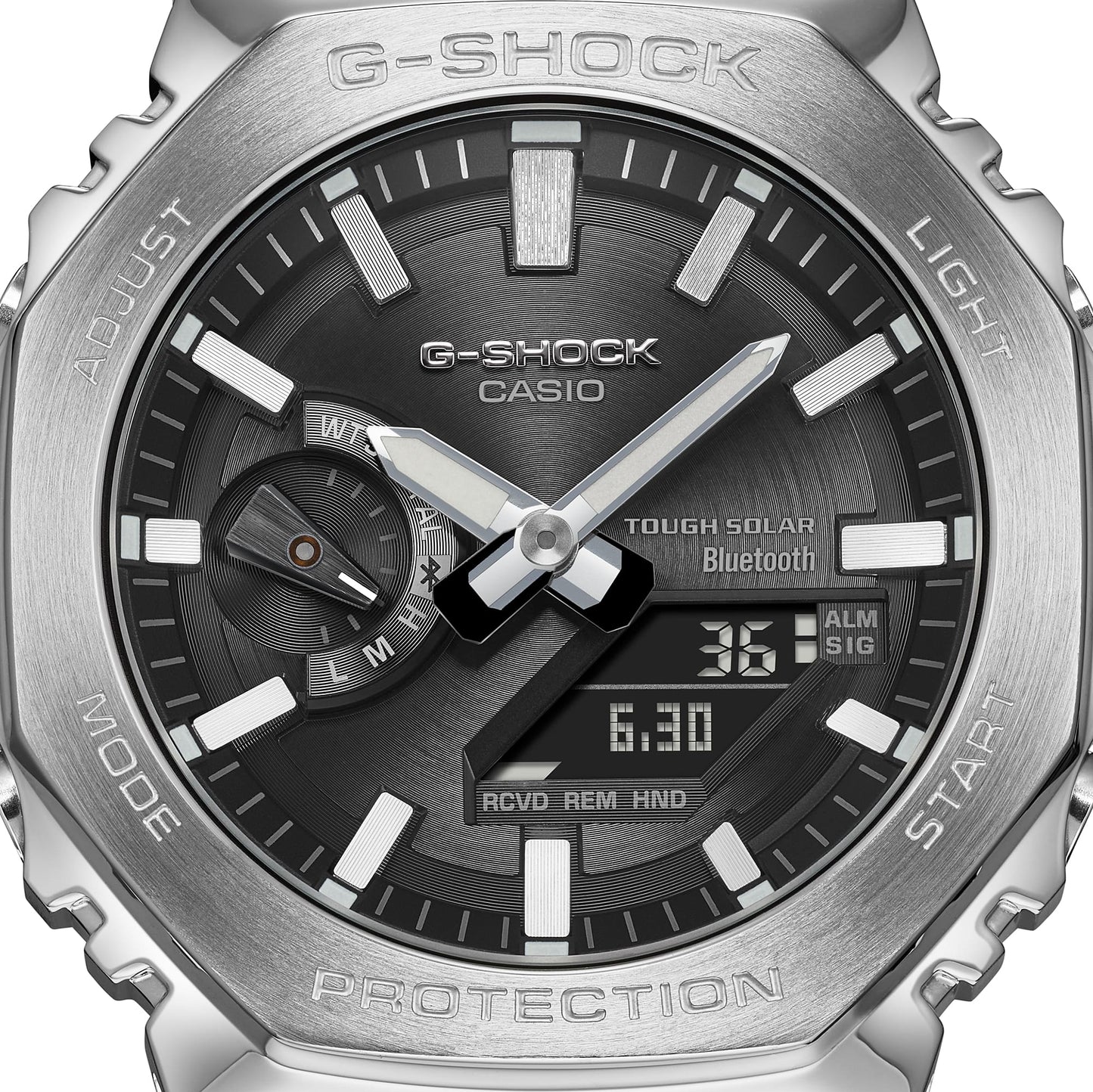 Casio G-Shock GM-B2100SD-1AER Herrenuhr • Vollmetall Edelstahl • Tough Solar & Bluetooth, Bild 4