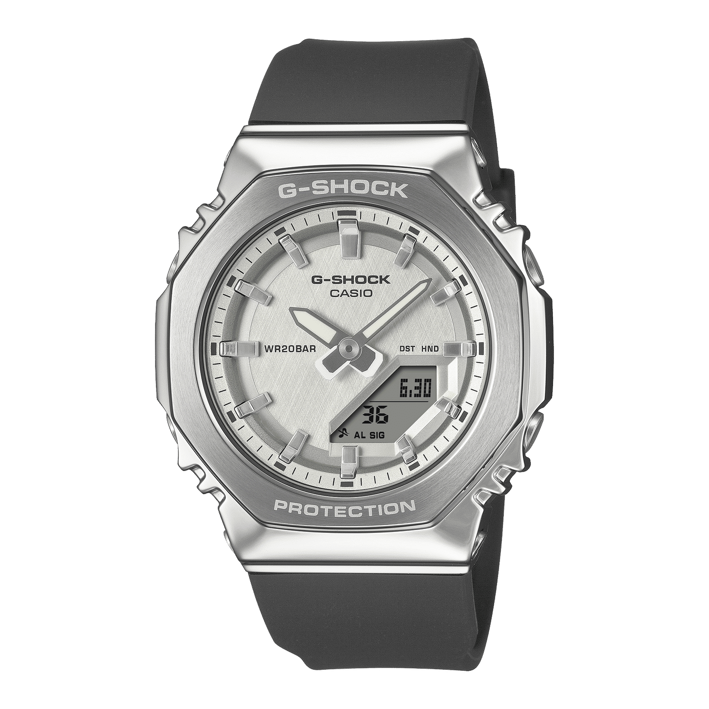 Casio G-Shock GM-S2110-1A7ER Damen Armbanduhr • Biobasiertes Harz • Achteckige Metalllünette, Bild 2