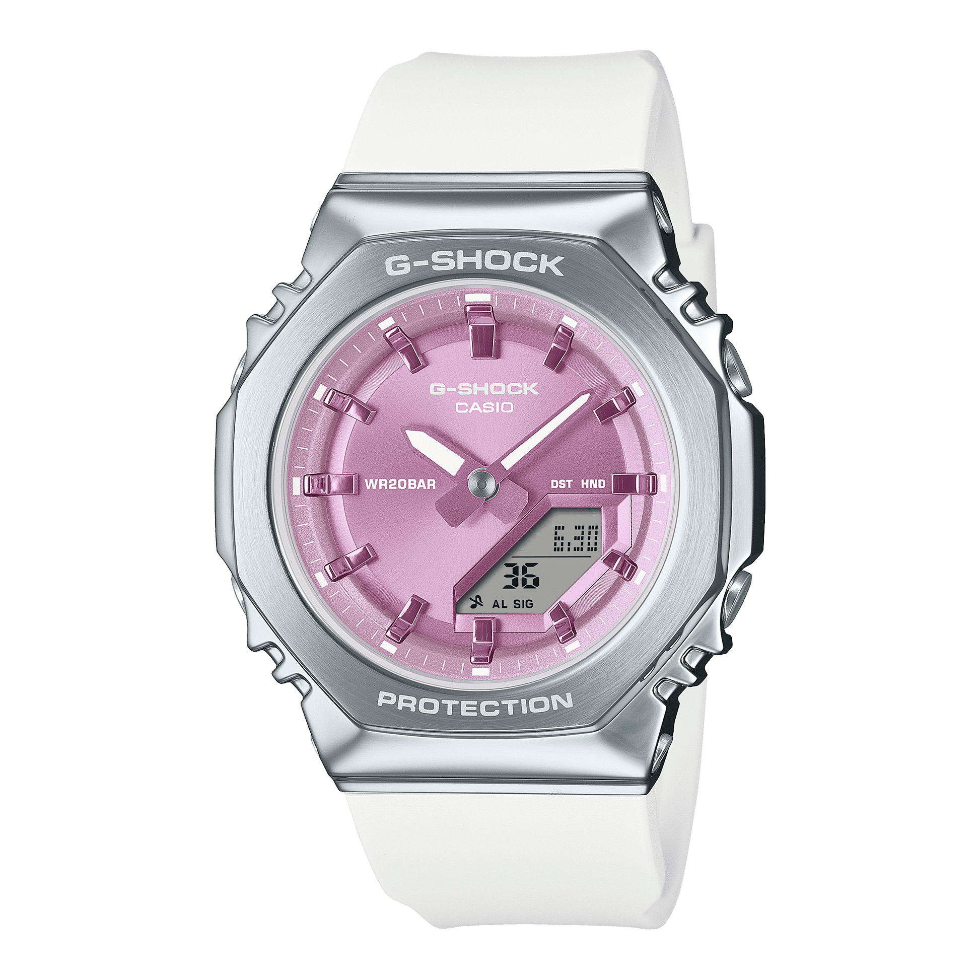 Casio GM-S2110-7A6ER Damen G-Shock GM-S-Serie Armbanduhr Lila • Mineralglas • 20 bar wasserdicht, Bild 2