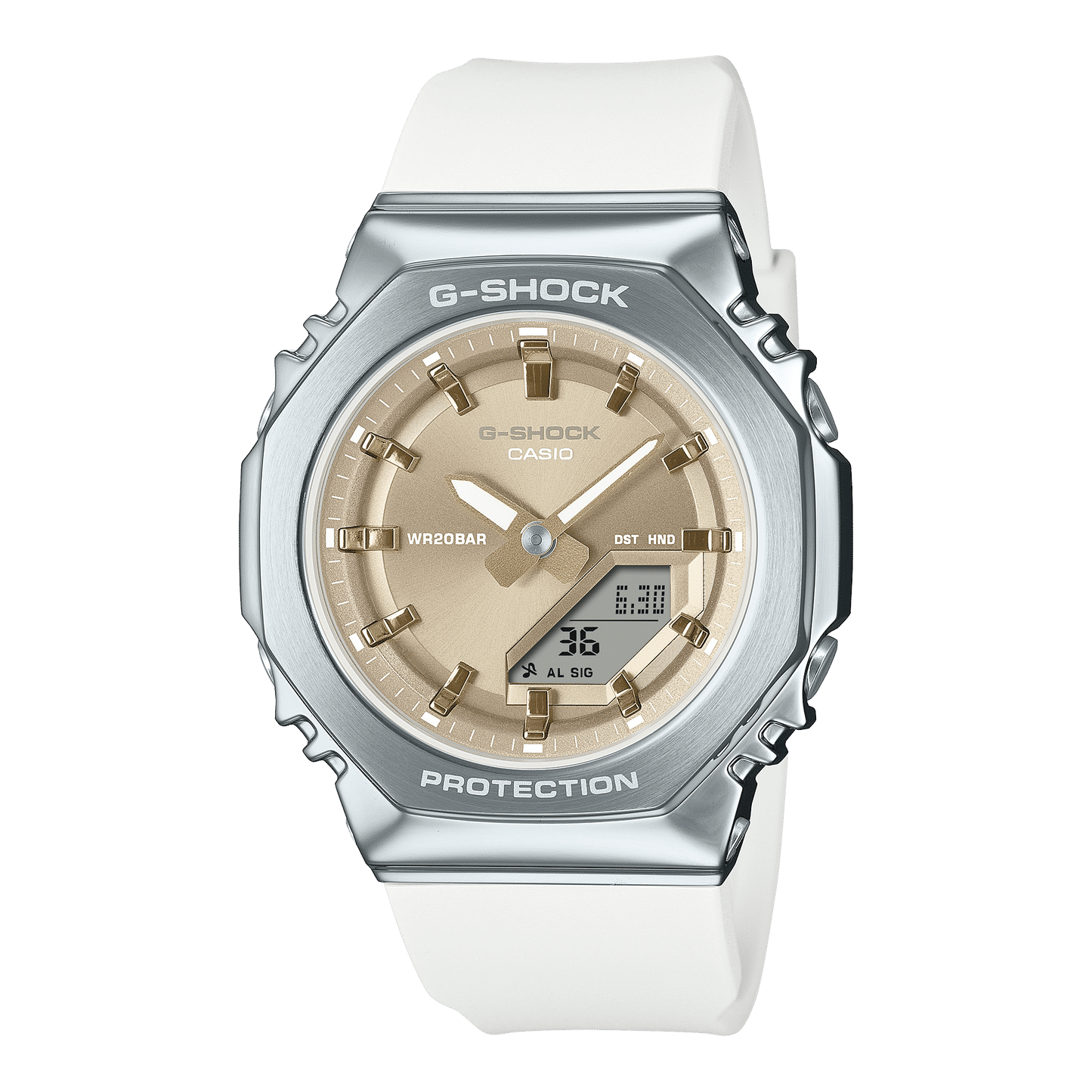 Casio GM-S2110-7A9ER Damen G-Shock GM-S • Metall-Lünette • Bio-Harz-Armband, Bild 2