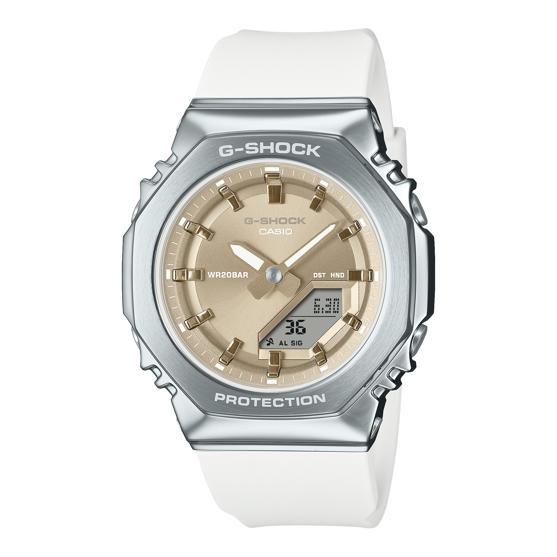 Casio GM-S2110-7A9ER Damen G-Shock GM-S • Metall-Lünette • Bio-Harz-Armband, Bild 2