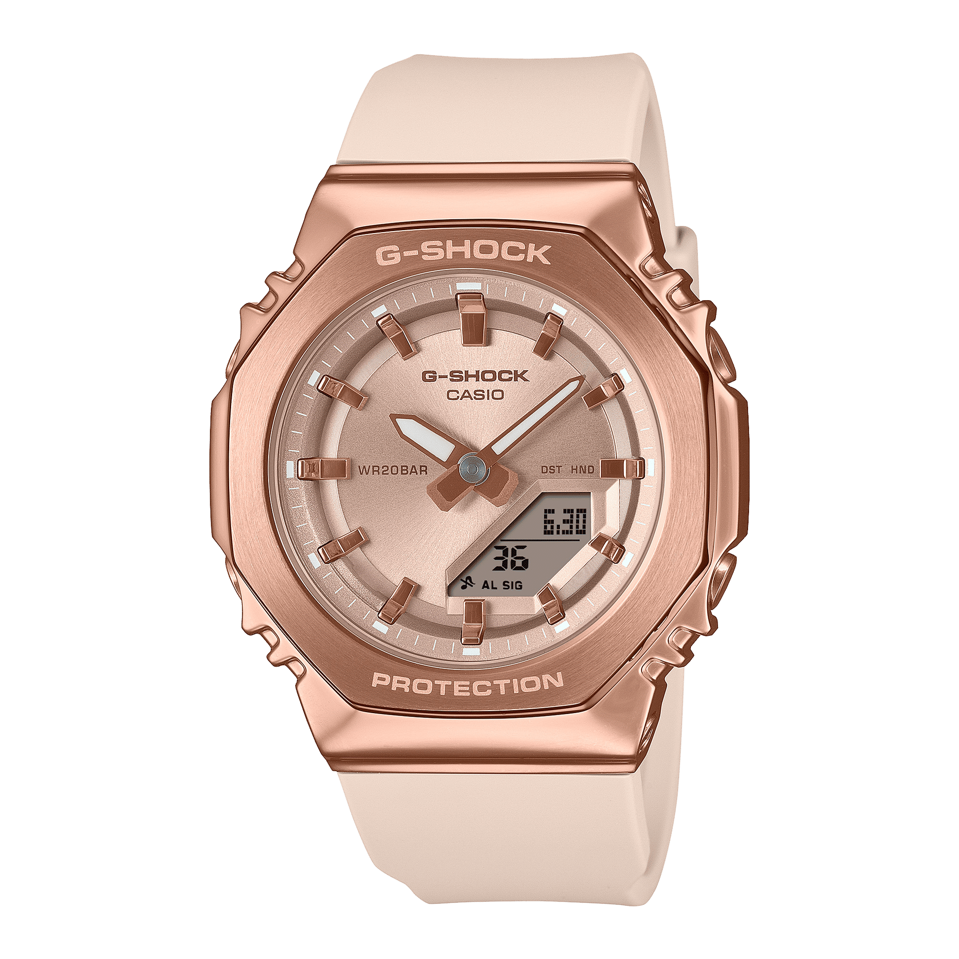 Casio G-Shock GM-S2110PG-4AER Damenuhr Roségold • Mineral-Uhrenglas • 20 BAR Wasserdicht, Bild 2