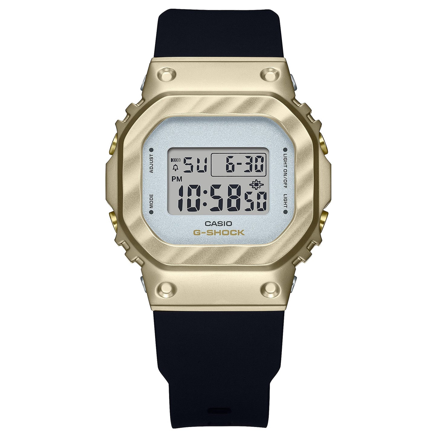 Casio G-Shock GM-S5600BC-1ER Damen • Metalllünette Gelbgold • 20 bar wasserdicht, Bild 9