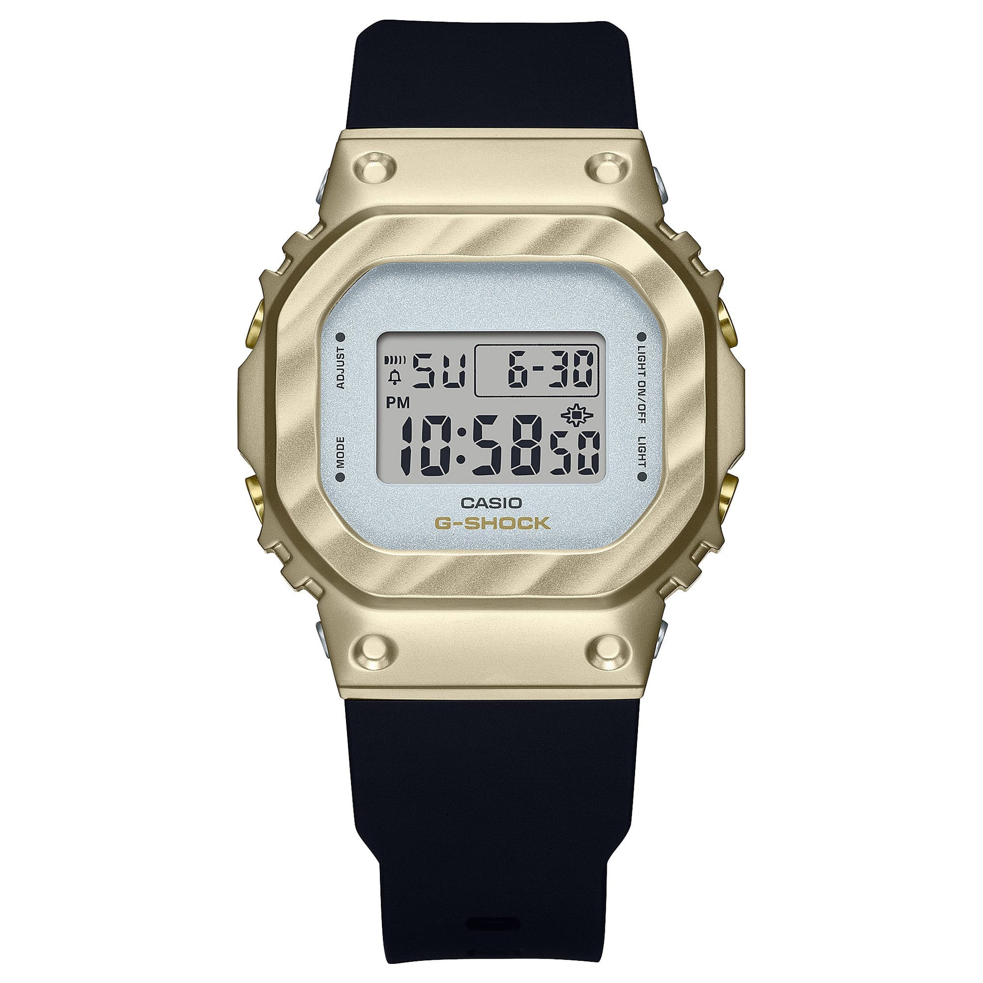 Casio G-Shock GM-S5600BC-1ER Damen • Metalllünette Gelbgold • 20 bar wasserdicht, Bild 9