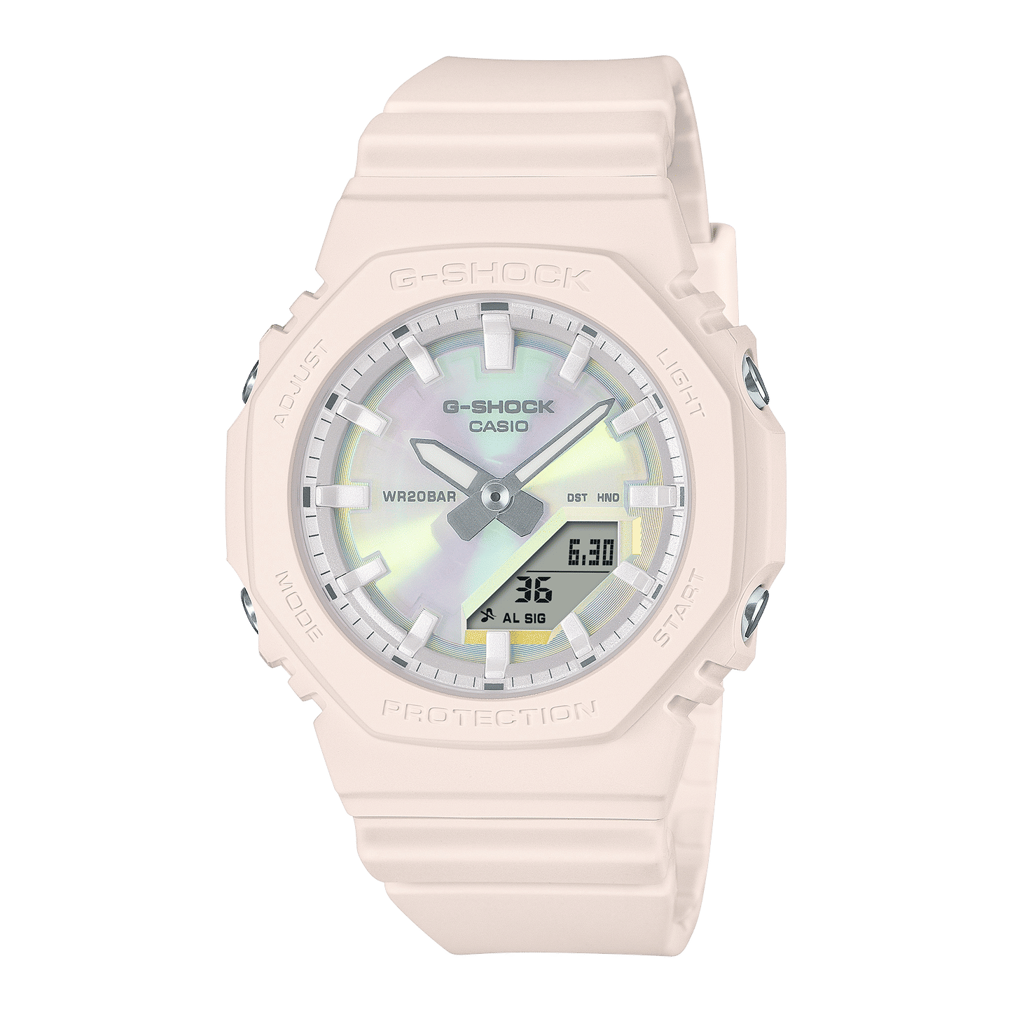 Casio GMA-P2100PC-4AER G-Shock Damen Armbanduhr Hellrosé • Polarisiertes Zifferblatt • Biobasiertes Resin, Bild 2