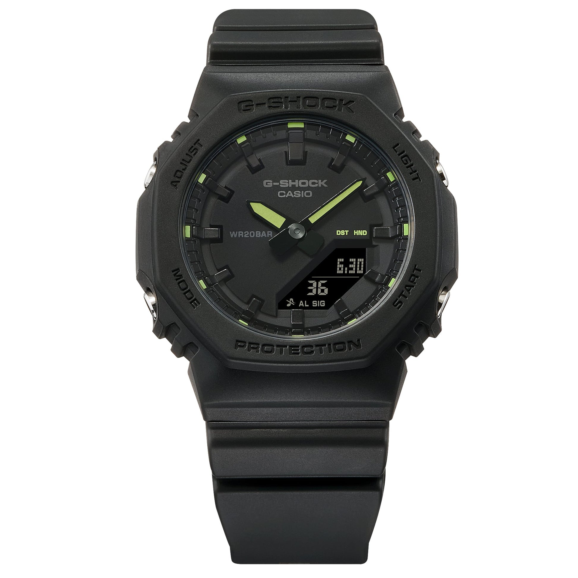 Casio G-Shock GMA-P2100SA-1A2ER Damen • Biobasiertes Harz • Neonfarbene Akzente, Bild 6