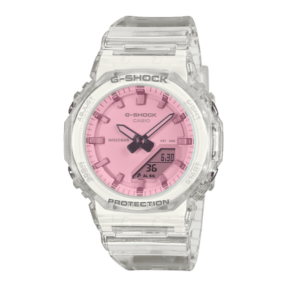 Casio GMA-P2100SR-7AER G-Shock Classic Armbanduhr Transparent/Rosa • Ana-Digi-Anzeige • Stoßfest & wasserdicht, Bild 2