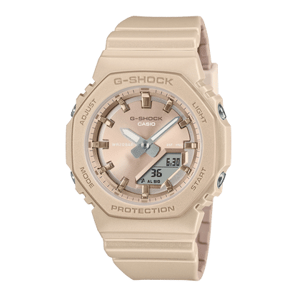 Casio GMA-P2100ST-9AER G-Shock Classic Damen-Armbanduhr Sand • Biobasiertes Resin • Ana-Digi Anzeige, Bild 2