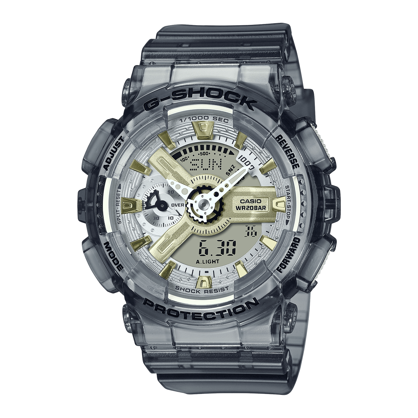 Casio GMA-S110GS-8AER G-Shock Herrenuhr Grau • Analog-Digital • 20 BAR Wasserdicht, Bild 2