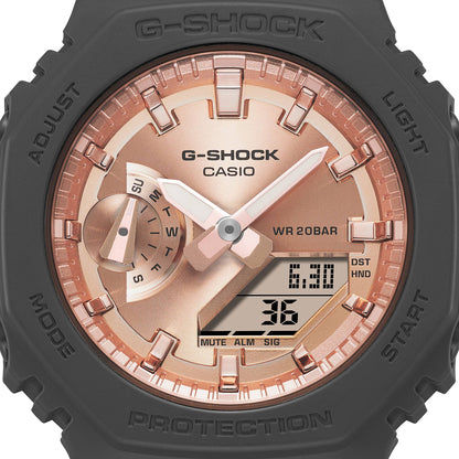 Casio GMA-S2100MD-1AER Damen G-Shock Classic Schwarz • Roségoldenes Zifferblatt • 20 bar wasserdicht, Bild 4