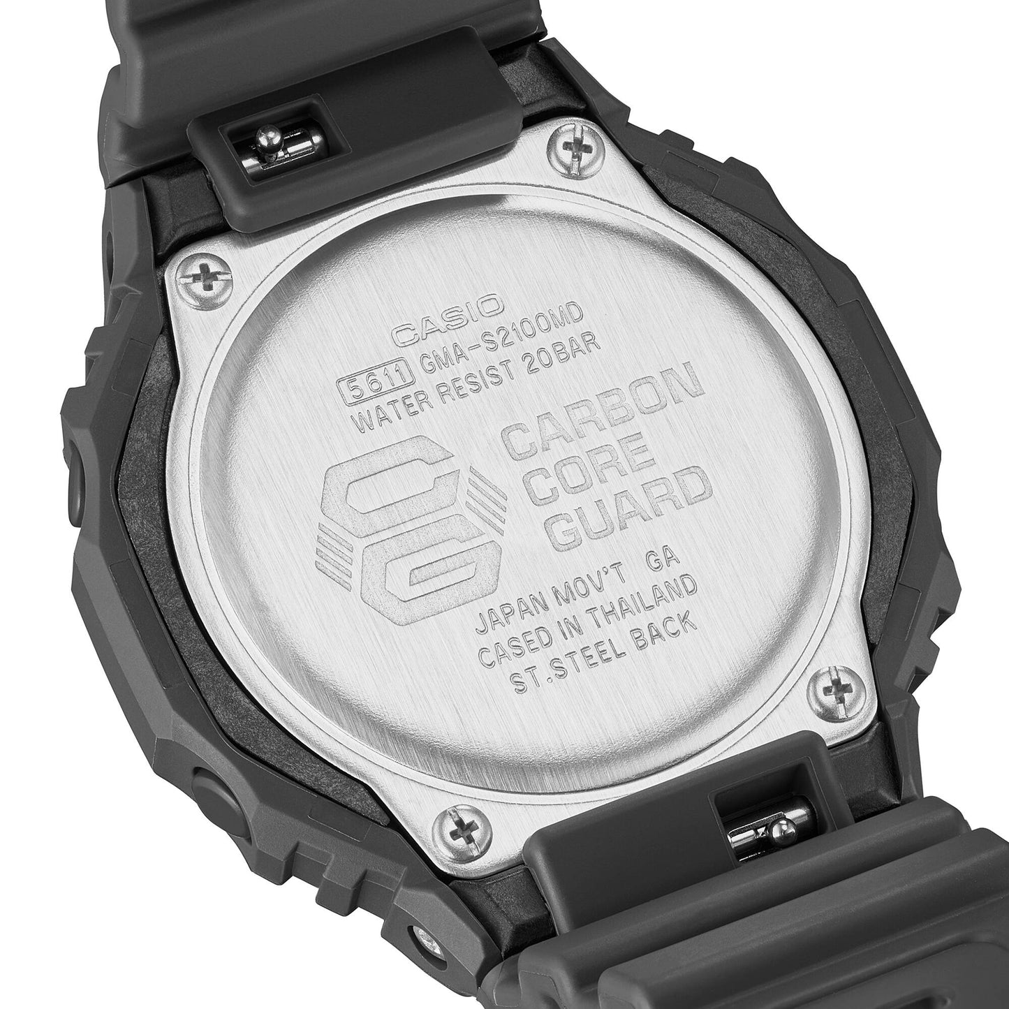Casio GMA-S2100MD-1AER Damen G-Shock Classic Schwarz • Roségoldenes Zifferblatt • 20 bar wasserdicht, Bild 7