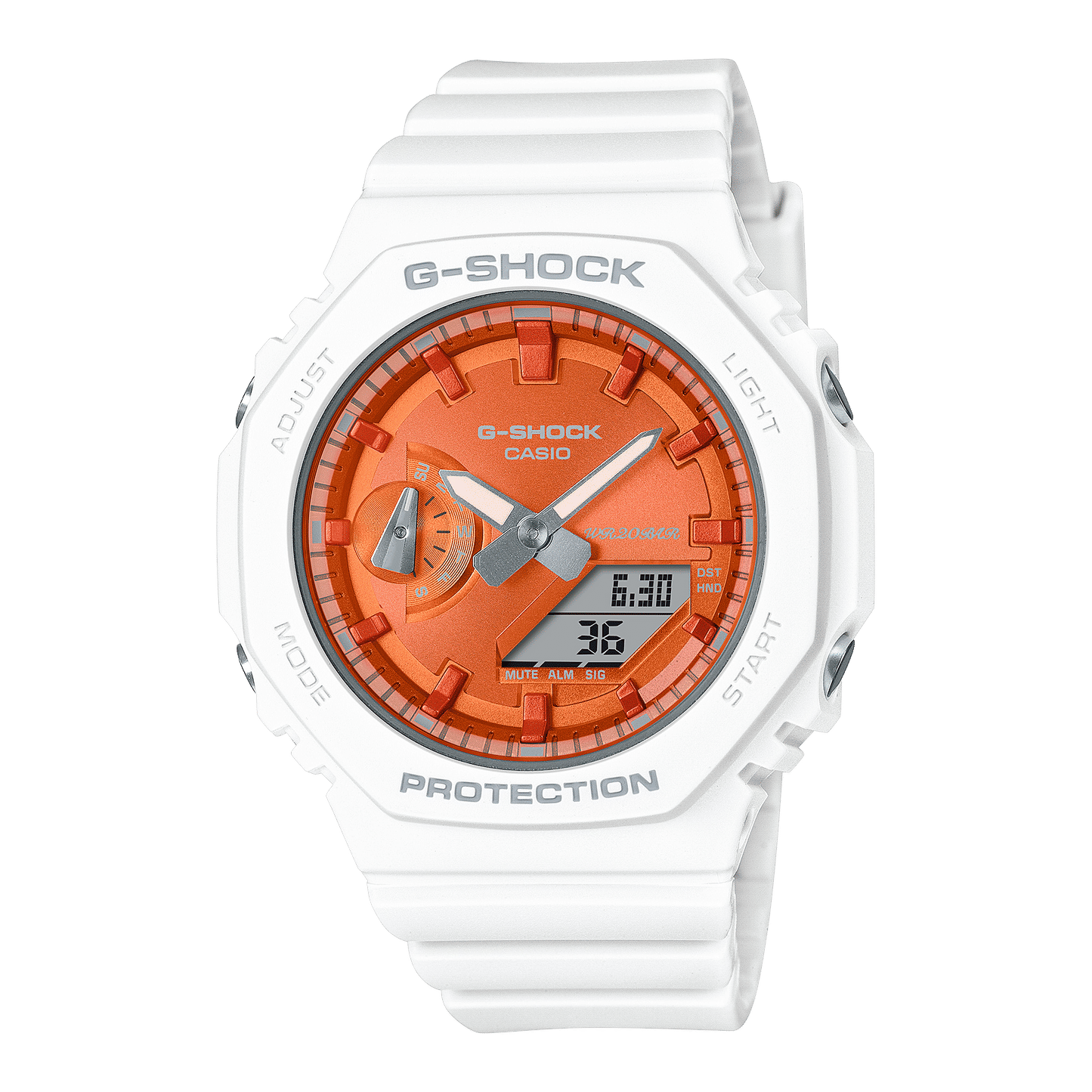 Casio G-Shock GMA-S2100WS-7AER Damen Armbanduhr • Metallische Dampfbeschichtung • Carbon Core Guard, Bild 2