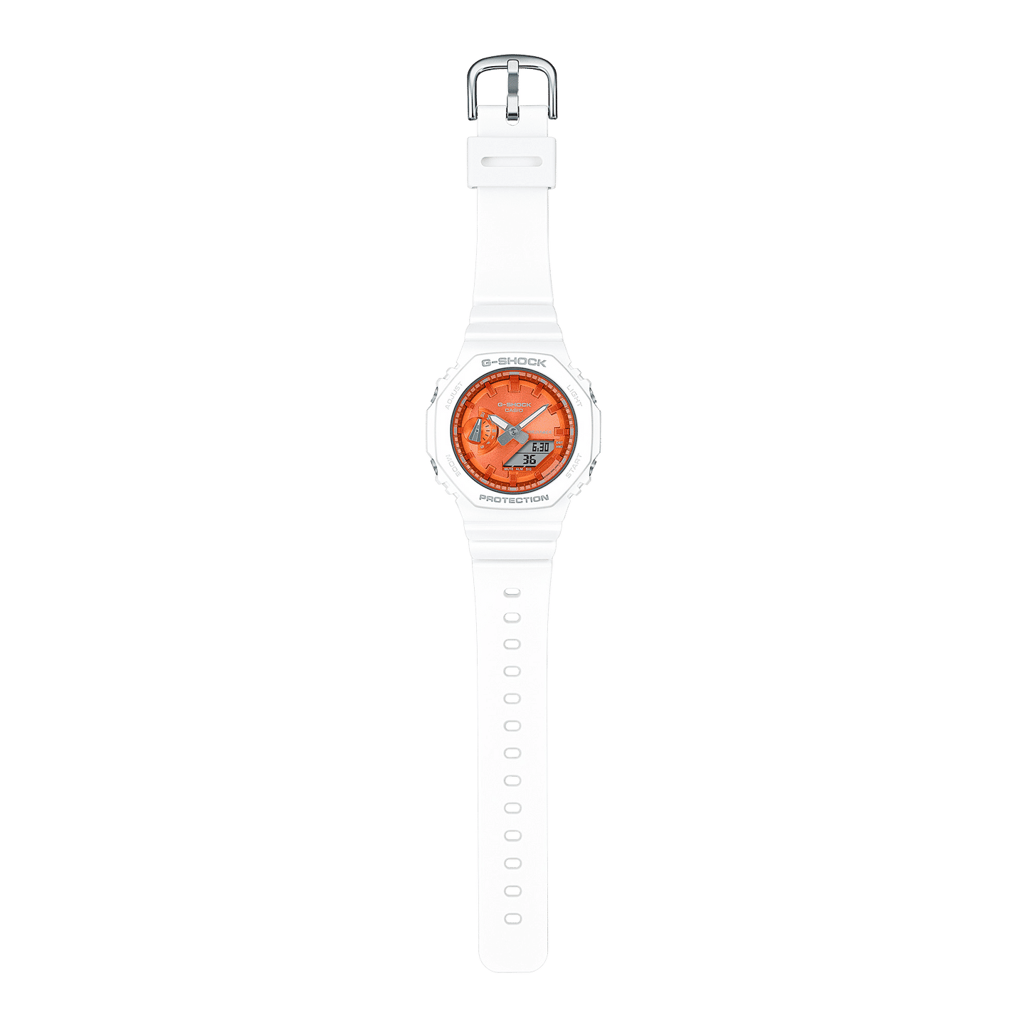 Casio G-Shock GMA-S2100WS-7AER Damen Armbanduhr • Metallische Dampfbeschichtung • Carbon Core Guard, Bild 3