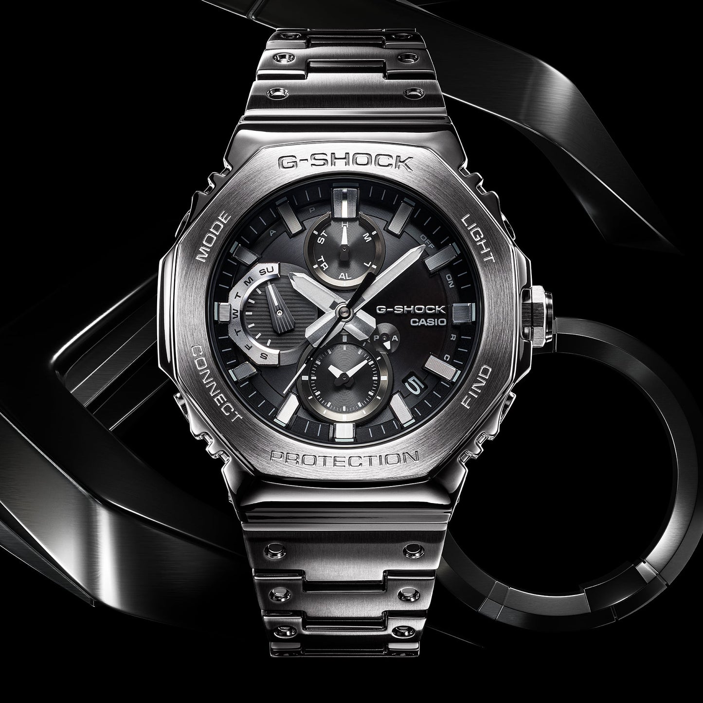 Casio G-Shock GMC-B2100D-1AER Herrenuhr • Vollmetall-Gehäuse • Solar & Bluetooth, Bild 4