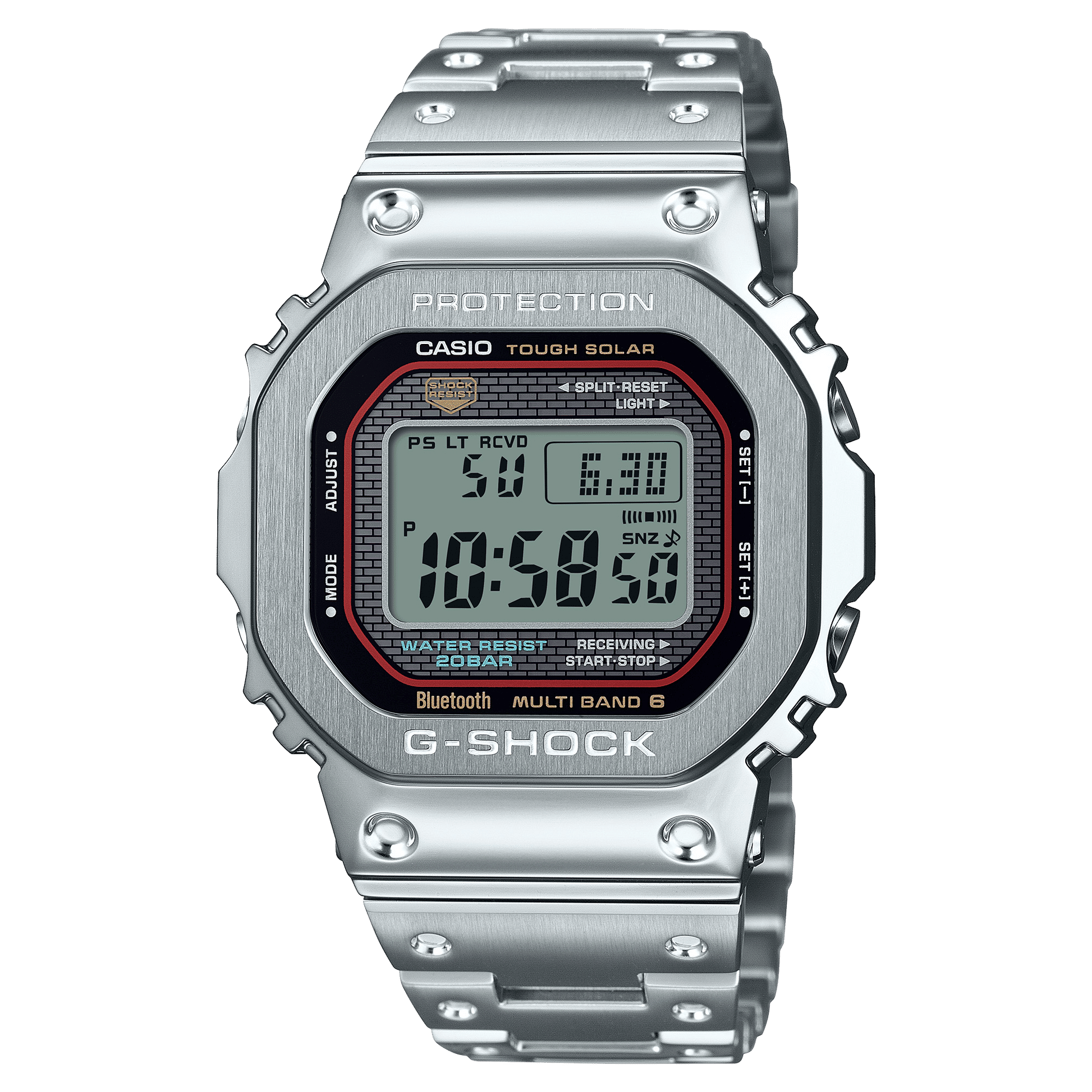 Casio G-Shock Pro GMW-B5000D-1CER Herrenuhr • Vollmetall-Edelstahl • Tough Solar & Multiband 6, Bild 2