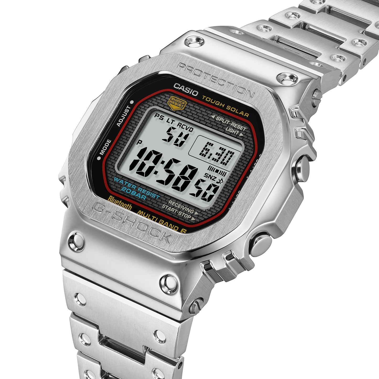 Casio G-Shock Pro GMW-B5000D-1CER Herrenuhr • Vollmetall-Edelstahl • Tough Solar & Multiband 6, Bild 3