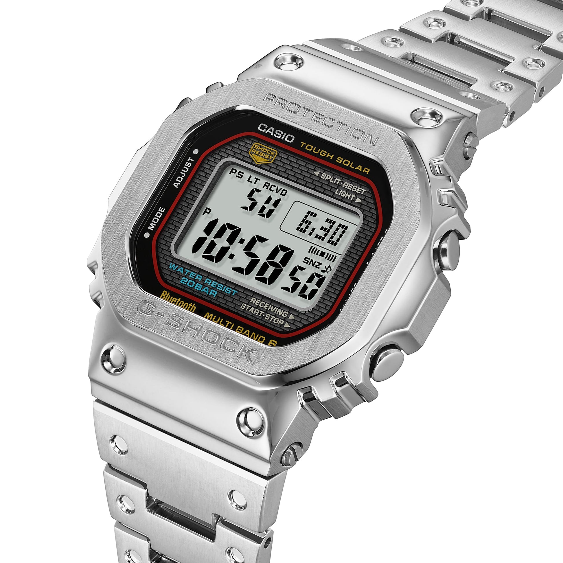 Casio G-Shock Pro GMW-B5000D-1CER Herrenuhr • Vollmetall-Edelstahl • Tough Solar & Multiband 6, Bild 3