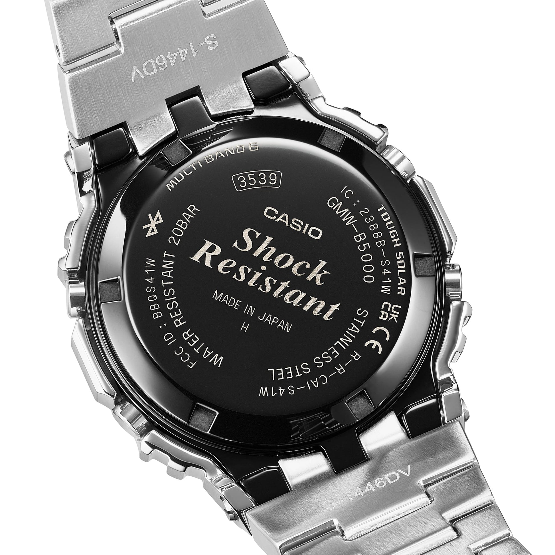 Casio G-Shock Pro GMW-B5000D-1CER Herrenuhr • Vollmetall-Edelstahl • Tough Solar & Multiband 6, Bild 10
