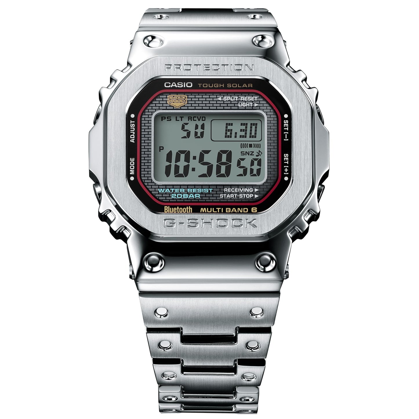 Casio G-Shock Pro GMW-B5000D-1CER Herrenuhr • Vollmetall-Edelstahl • Tough Solar & Multiband 6, Bild 8