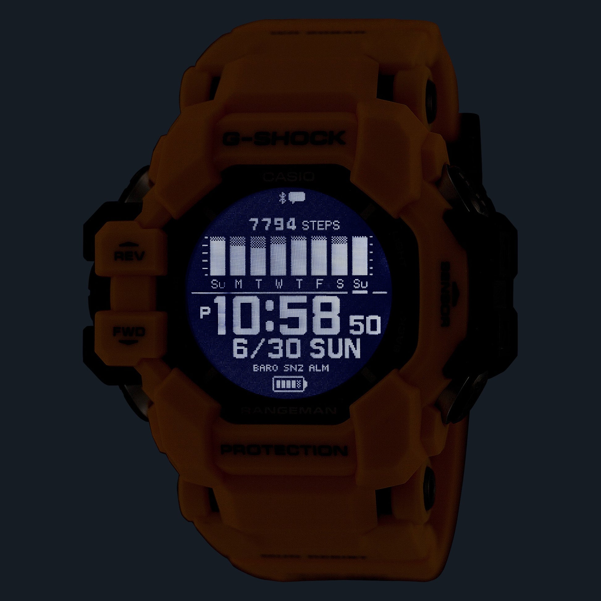 Casio G-Shock Pro GPR-H1000-9ER Herrenuhr • GPS & Herzfrequenzmessung • Bio-Resin Gehäuse, Bild 12