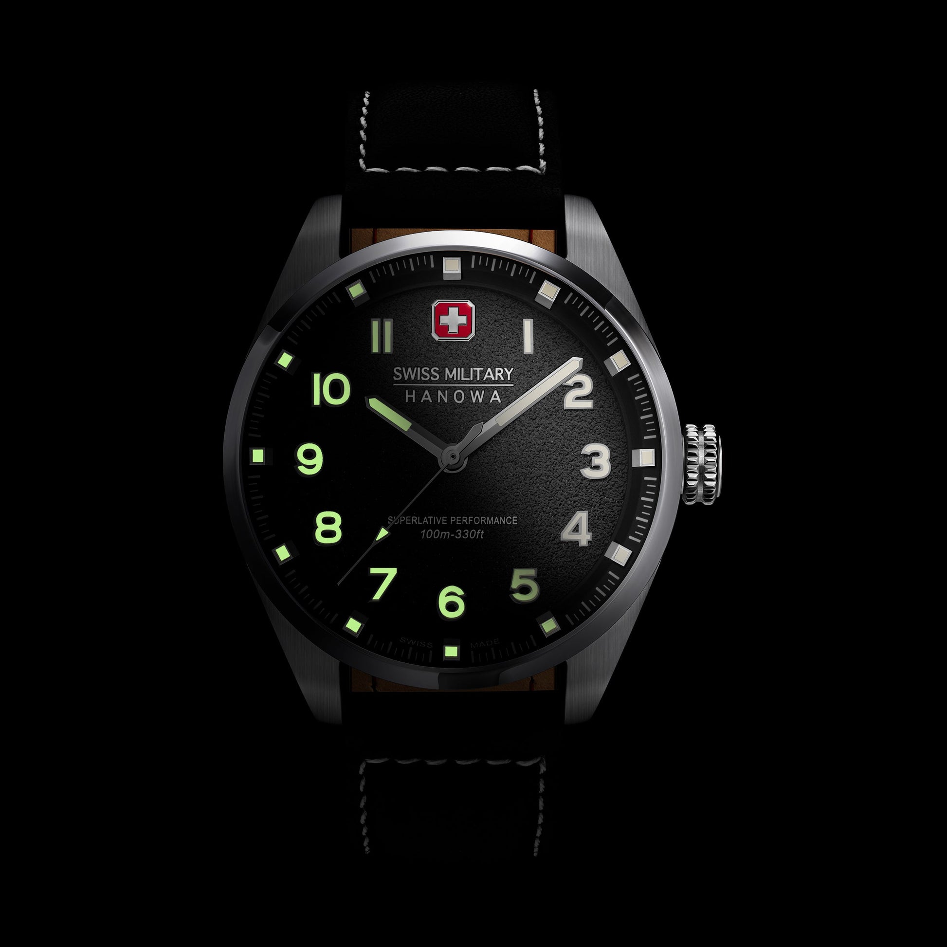 Swiss Military Hanowa Greyhound SMWGA0001505 Herren Armbanduhr Schwarz • Saphirglas • 10 Bar Wasserdicht, Bild 17