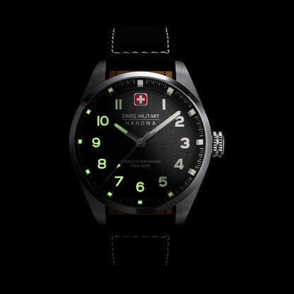 Swiss Military Hanowa Greyhound SMWGA0001505 Herren Armbanduhr Schwarz • Saphirglas • 10 Bar Wasserdicht, Bild 17