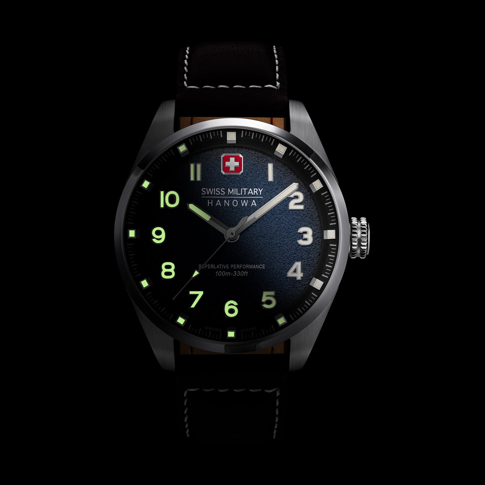 Swiss Military Hanowa Greyhound SMWGA0001505 Herren Armbanduhr Schwarz • Saphirglas • 10 Bar Wasserdicht, Bild 23