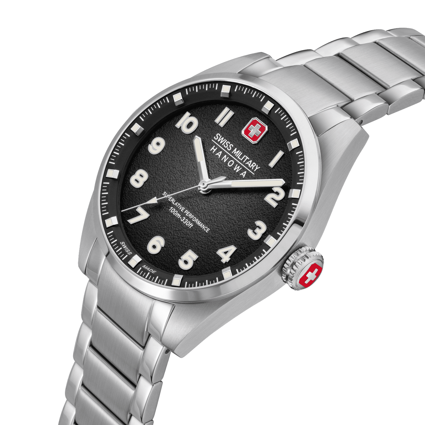 Swiss Military Hanowa Greyhound SMWGA0001505 Herren Armbanduhr Schwarz • Saphirglas • 10 Bar Wasserdicht, Bild 3