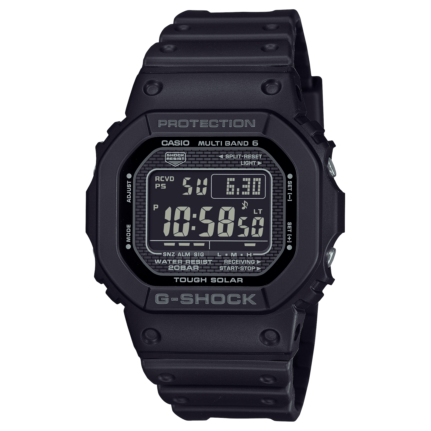 Casio GW-5000HS-1ER G-Shock Origin Herrenuhr Schwarz • Tough Solar & Multiband 6 • Diamantbeschichtung, Bild 2