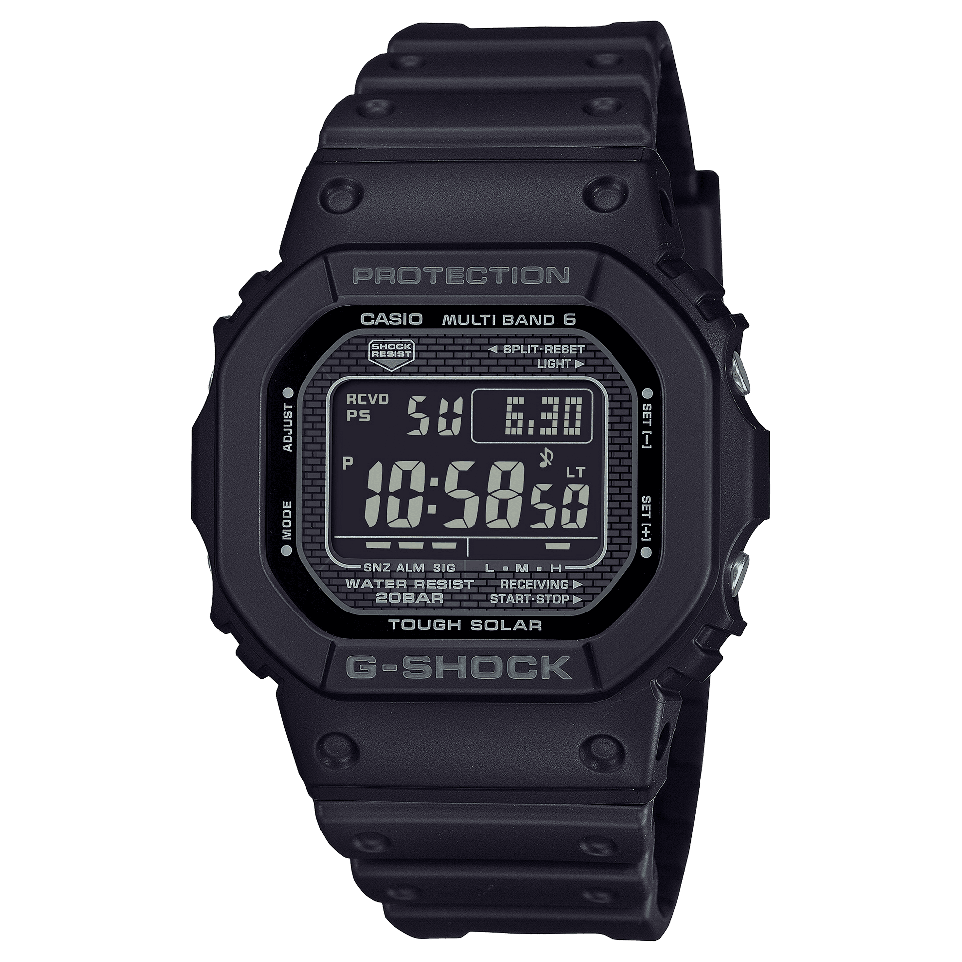 Casio GW-5000HS-1ER G-Shock Origin Herrenuhr Schwarz • Tough Solar & Multiband 6 • Diamantbeschichtung, Bild 2