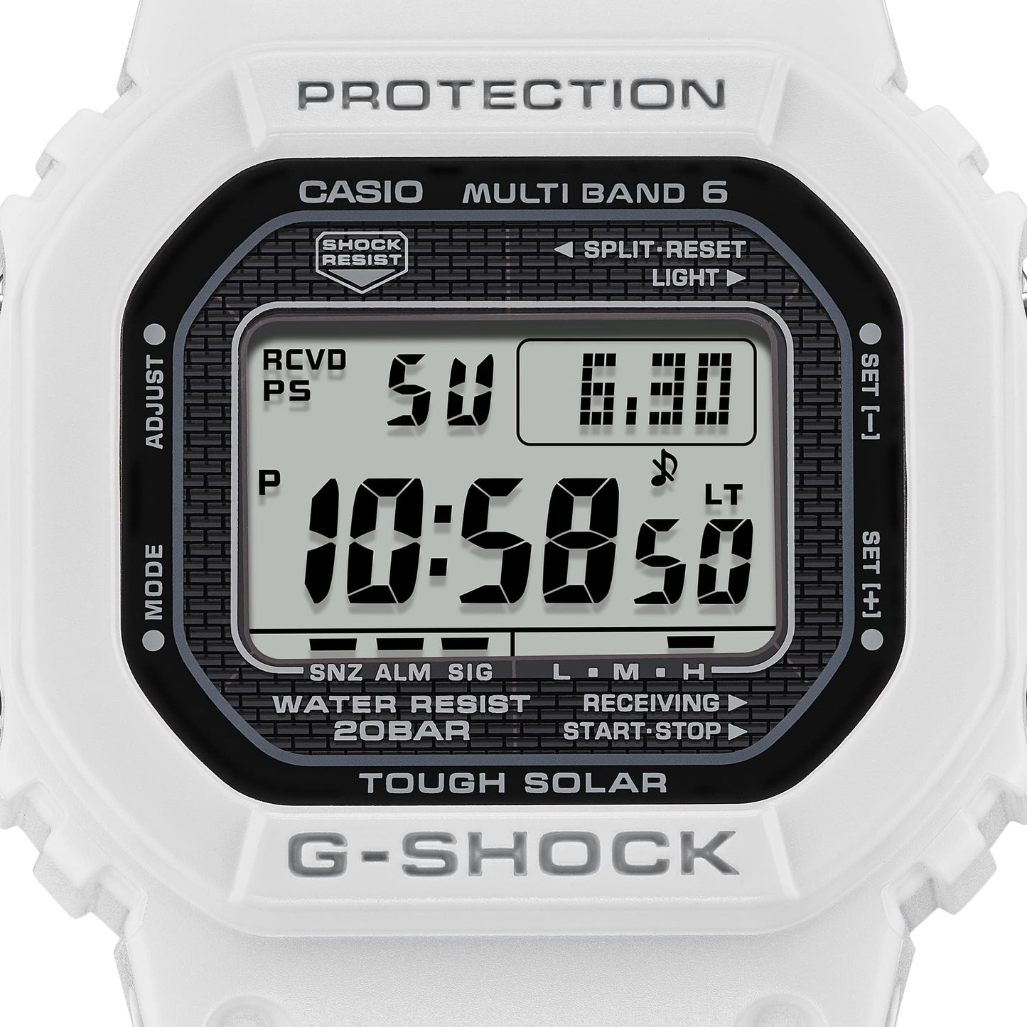 Casio GW-5000HS-7ER G-Shock Origin Herrenuhr Weiß • Tough Solar & Funk • Made in Japan, Bild 9