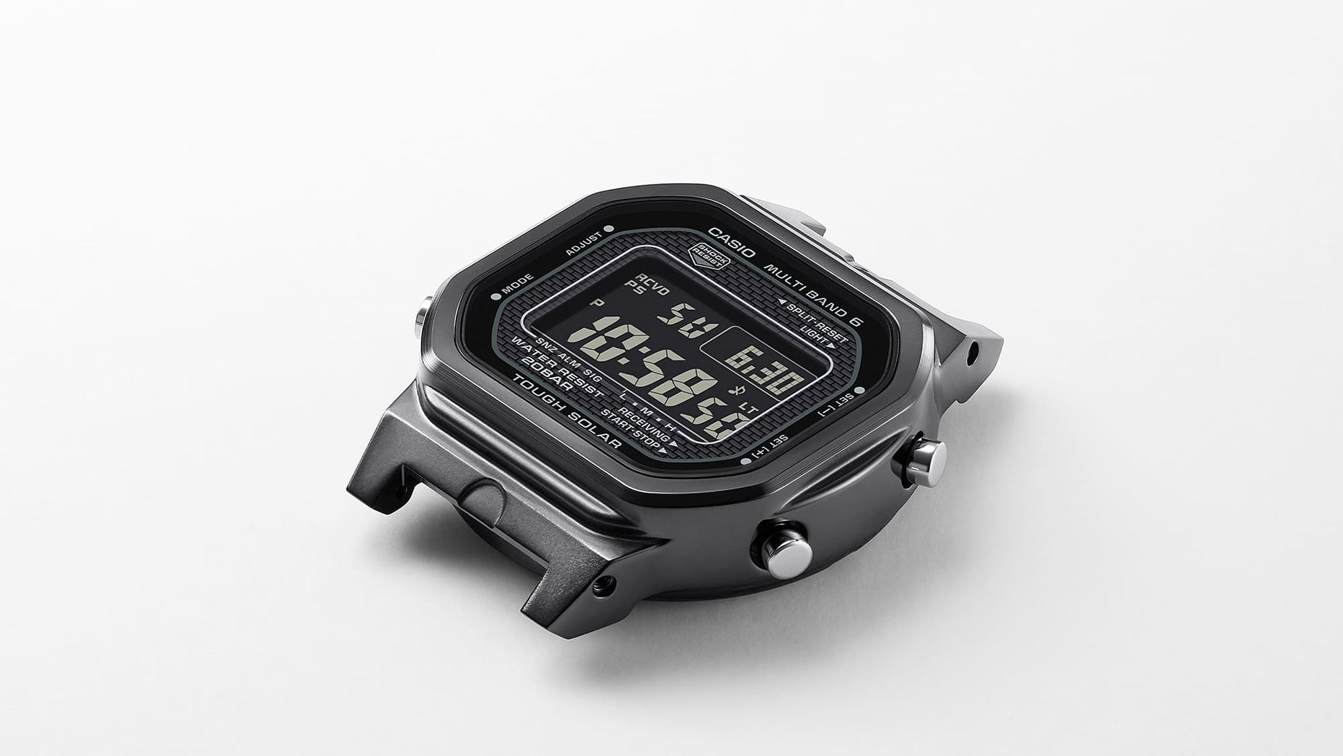 Casio GW-5000HS-1ER G-Shock Origin Herrenuhr Schwarz • Tough Solar & Multiband 6 • Diamantbeschichtung, Bild 4