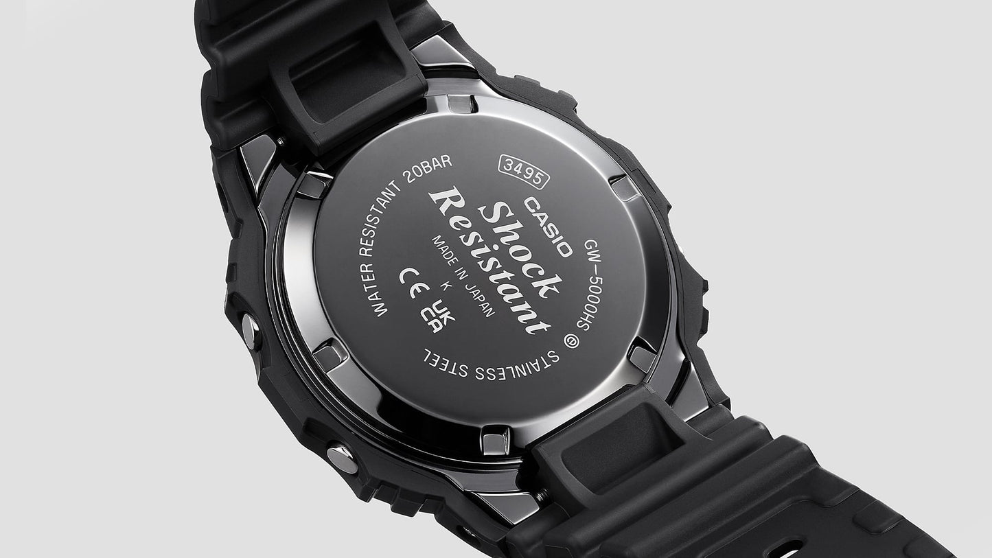 Casio GW-5000HS-1ER G-Shock Origin Herrenuhr Schwarz • Tough Solar & Multiband 6 • Diamantbeschichtung, Bild 5