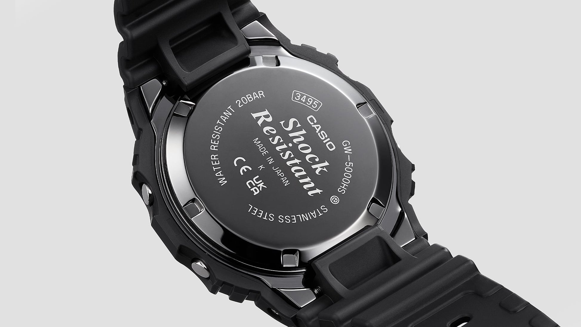 Casio GW-5000HS-1ER G-Shock Origin Herrenuhr Schwarz • Tough Solar & Multiband 6 • Diamantbeschichtung, Bild 5