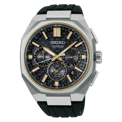 Seiko Astron HAB003J1 Herrenuhr Bicolor • GPS Solar • Saphirglas, Bild 4