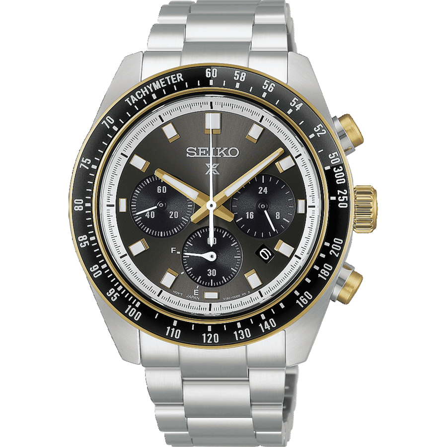 Seiko Prospex HBJ002P1 Orologio Uomo • Cronografo Solare • Lancette LumiBrite