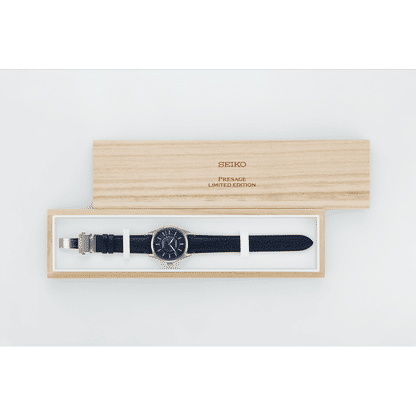 Seiko Presage HCC007J1 Herren Automatikuhr Blau • Arita-Porzellan-Zifferblatt • Saphirglas, Bild 6