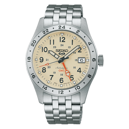 Seiko 5 Sports HDB002K1 Herren Armbanduhr • Automatikwerk mit GMT • Saphirglas Hardlex