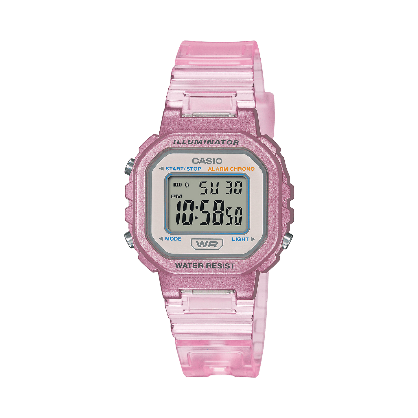 Casio LA-20WHS-4AEF Timeless Collection Damen Armbanduhr Rosa • LED-Beleuchtung • Stoppuhr & Alarm, Bild 2