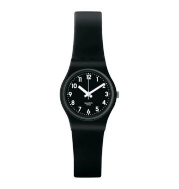 Swatch Originals LB170E Lady Black Single Damenuhr Schwarz • Kunststoffgehäuse • Silikonarmband, Bild 8
