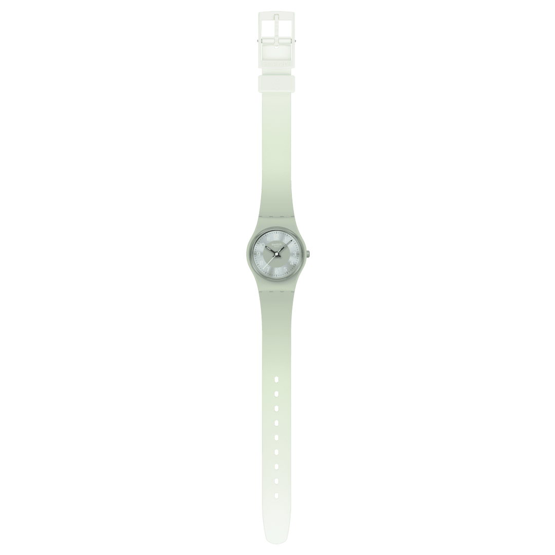 Swatch Originals Small LG131 Serenity Of Sage Damenuhr Grün • Leuchtzeigerwerk • Farblich abgestimmtes Armband, Bild 4