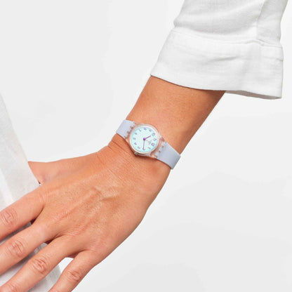 Swatch Originals Small LK396 Damen Armbanduhr Blau • Kunststoffgehäuse • Silikonarmband, Bild 2