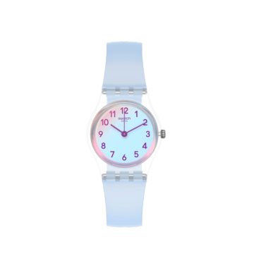 Swatch Originals Small LK396 Damen Armbanduhr Blau • Kunststoffgehäuse • Silikonarmband, Bild 3