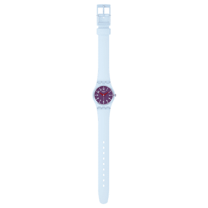 Swatch Originals Small LL126 Damenuhr Lila • Transparentes Gehäuse • Verspieltes Farbdesign, Bild 4