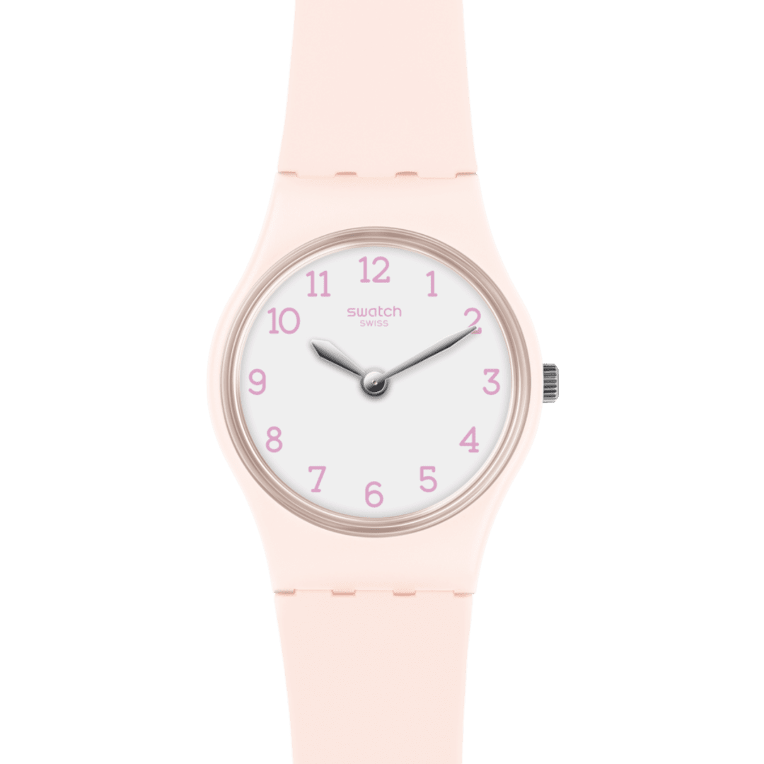 Swatch Originals LP150 Pinkbelle Damenuhr Rosa • Kunststoffgehäuse • Silikonarmband, Bild 3