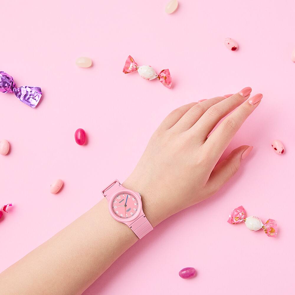 Casio LQ-24B-4BEF Timeless Collection Kinder Armbanduhr Rosa • Bio-Harz-Armband • Arabische Ziffern, Bild 11