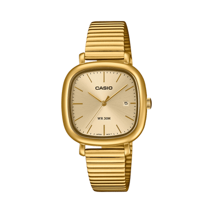 Casio LTP-B166G-9AVEF Damen Armbanduhr Gold • Mineralglas • Datumsanzeige, Bild 2