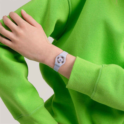 Swatch Originals LV121 Lilac Lightness Damenuhr Lila • Kunststoffgehäuse • Quarzwerk, Bild 6